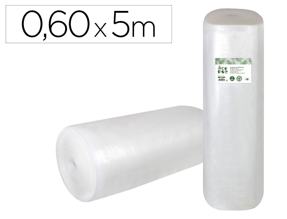 FILM A BULLES LIDERPAPEL ECOUSE 30% PLASTIQUE RECYCLE  30G/M2 ROULEAU 0,60X5M