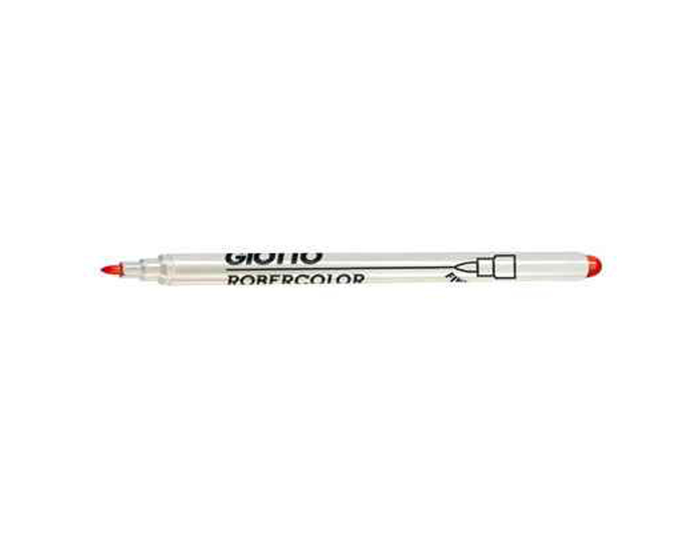 FEUTRE ROBERCOLOR POINTE FINE GIOTTO POUR TABLEAU BLANC     ODEUR NEUTRE ECRITURE 1MM     COLORIS ROUGE