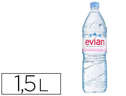 HYPERBURO  EAU PLATE ÉVIAN BOUTEILLE 1.5L