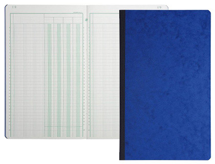 REGISTRE PIQRE EXACOMPTA COLONNES 195X320MM 31 LIGNES 4 COLONNES/PAGE 80 PAGES