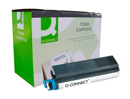 TONER LASER Q-CONNECT COMPATIBLE IMPRIMANTES OKI 42127407 COULEUR CYAN 5000P