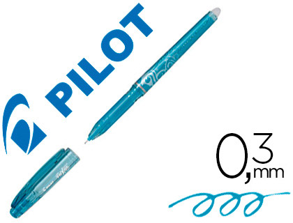 ROLLER PILOT FRIXION POINT POINTE AIGUILLE 0.3MM ENCRE EFFAABLE GRIP PRHENSION RECHARGEABLE GOMME SERTIE TURQUOISE