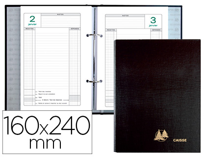 Répertoire alphabétique broché 21x29,7cm - 192 pages 90g/m² - Quadrillé 5x5  (bloc 192 feuilles) pas cher