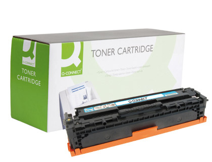 TONER LASER Q-CONNECT COMPATIBLE IMPRIMANTES HP CB541A COULEUR CYAN 1400P