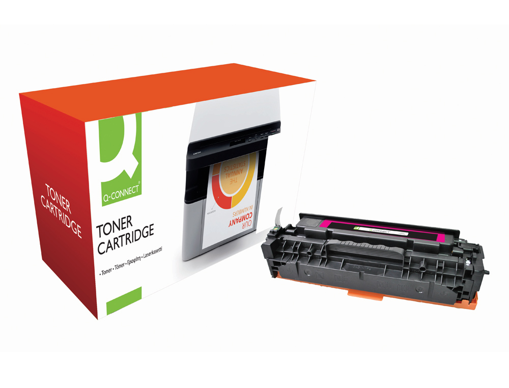 TONER LASER Q-CONNECT COMPATIBLE IMPRIMANTES HP CC533A COULEUR MAGENTA 2800P