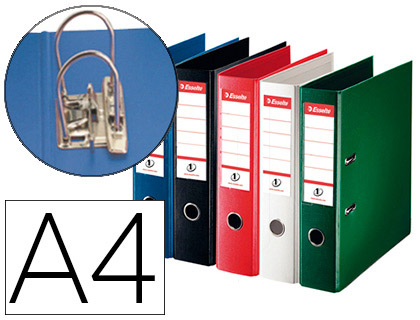 CLASSEUR LEVIER ESSELTE N1 POWER A4 318X290MM POLYPROPYLNE OEILLET MANTIEN PRHENSION RENFORT MTAL COLORIS ASSORTIS
