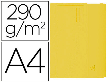 CHEMISE EXACOMPTA FOREVER A4 210X297MM SOUFFLET COLORIS JAUNE PACK 50 UNITES