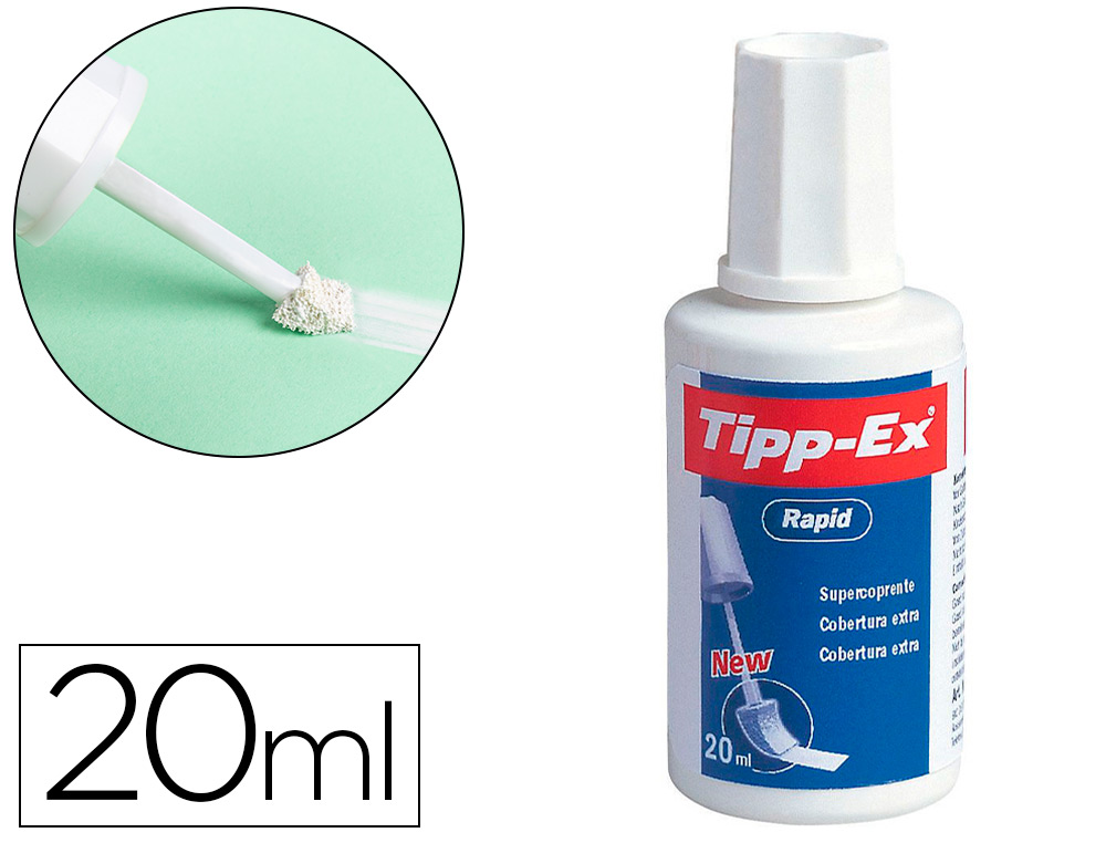 Tipp-Ex Rapid Correcteurs Liquides - 20 ml, Blister de 2 