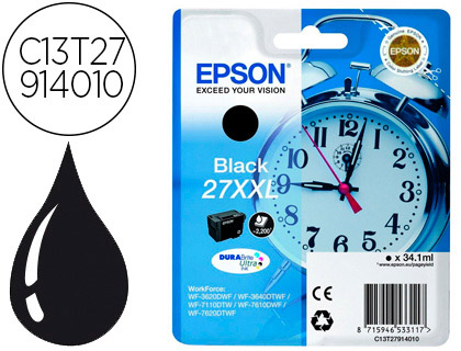 Epson 33XL (T3351) cartouche d'encre noire à haute capacité (d'origine)  Epson