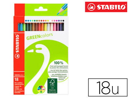 HYPERBURO  CRAYON CIRE BIC KIDS PLASTIDÉCOR 120MM RÉSISTANT NON SALISSANT  ÉTUI CARTON 18 UNITÉS