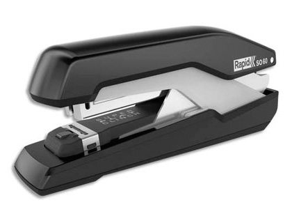 AGRAFEUSE RAPID SO60 39X72X173MM 60 FEUILLES AGRAFES OMNIPRESS 60 COLORIS NOIR