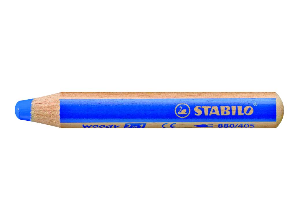 CRAYON STABILO WOODY 3 IN 1 MULTI-TALENTS COLORIS VIOLET