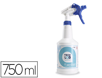 NETTOYANT TECH'LAB VITRES ET SURFACES FRAGILES BIDON 5L