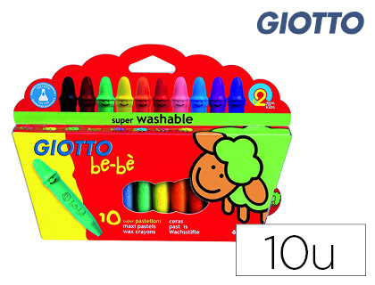 CRAYON COULEUR GIOTTO BE-B POT 10 UNITS