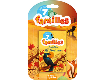 JEU DES 7 FAMILLES DITIONS LITO LES FABLES DE LA FONTAINE