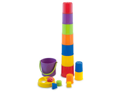 JEU MINILAND GIANT 10 PETITS VERRES  EMPILER