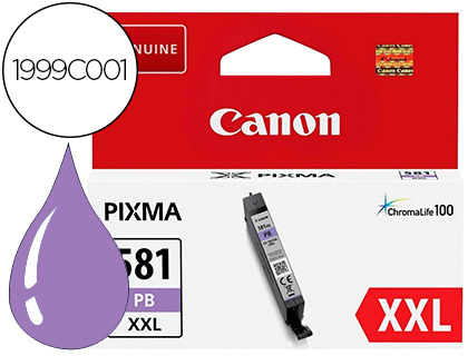 CARTOUCHE CANON JET D'ENCRE 581 XXL TS9550/TS705 COULEUR BLEU PHOTO