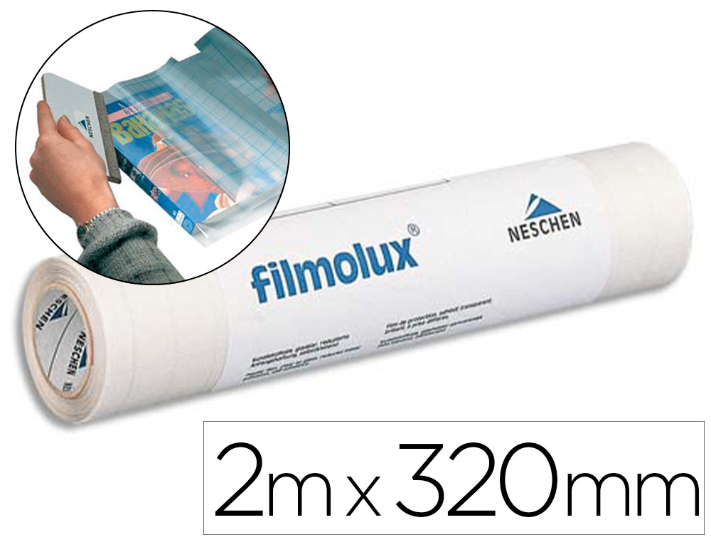 FILM PVC ADHESIF TRANSPARENT POUR LA COUVERTURE DE LIVRE   POSE DEFERE LUX CRISTAL  DIM. 2MX320MM SPECIFIQUE