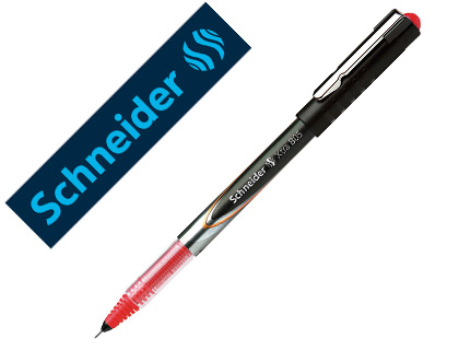 ROLLER SCHNEIDER XTRA 805 LIQUID-INK-TECHNOLOGIE TRAIT 0,5MMPOINTE AGUILLE RSISTANTE RGULATEUR DBIT ENCRE ROUGE
