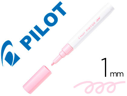 MARQUEUR PILOT PINTOR PEINTURE BASE D'EAU ULTRA-COUVRANTE MULTI SURFACE POINTE FINE RSISTANTE COLORIS VIOLET PASTEL