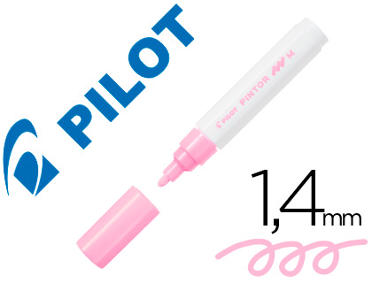 MARQUEUR PILOT PINTOR PEINTURE BASE D'EAU ULTRA-COUVRANTE MULTI SURFACE POINTE MOYENNE RSISTANTE COLORIS VIOLET PASTEL