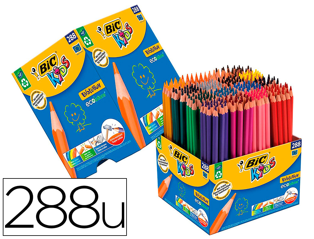 Pochette de 18 feutres de coloriage - KID Couleur - Bic Kids