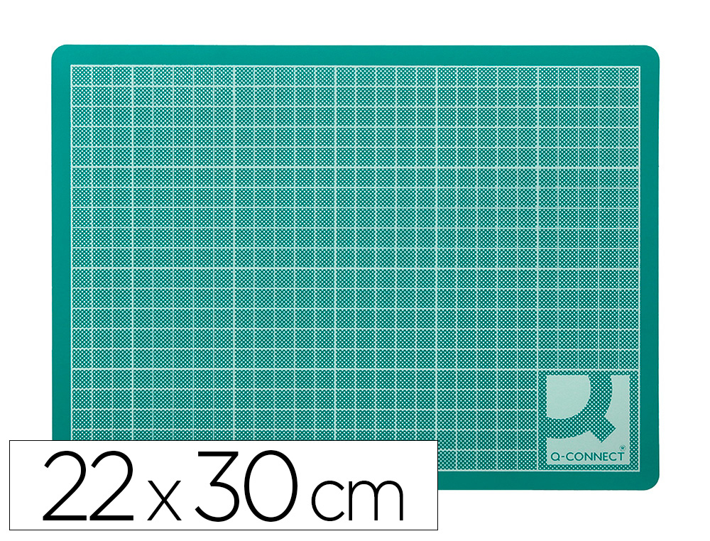 PLAQUE COUPE Q-CONNECT PVC PAISSEUR 3MM 220X300MM A4 COLORIS VERT