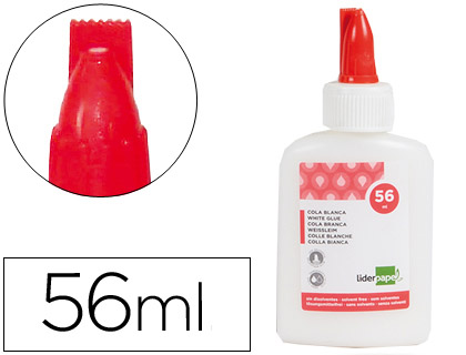 COLLE VINYLIQUE LIDERPAPEL BLANCHE TRAVAUX MANUELS PAPIER AUTRES MATRIAUX RAPIDE ADHRENCE SANS SOLVANT POT 56ML