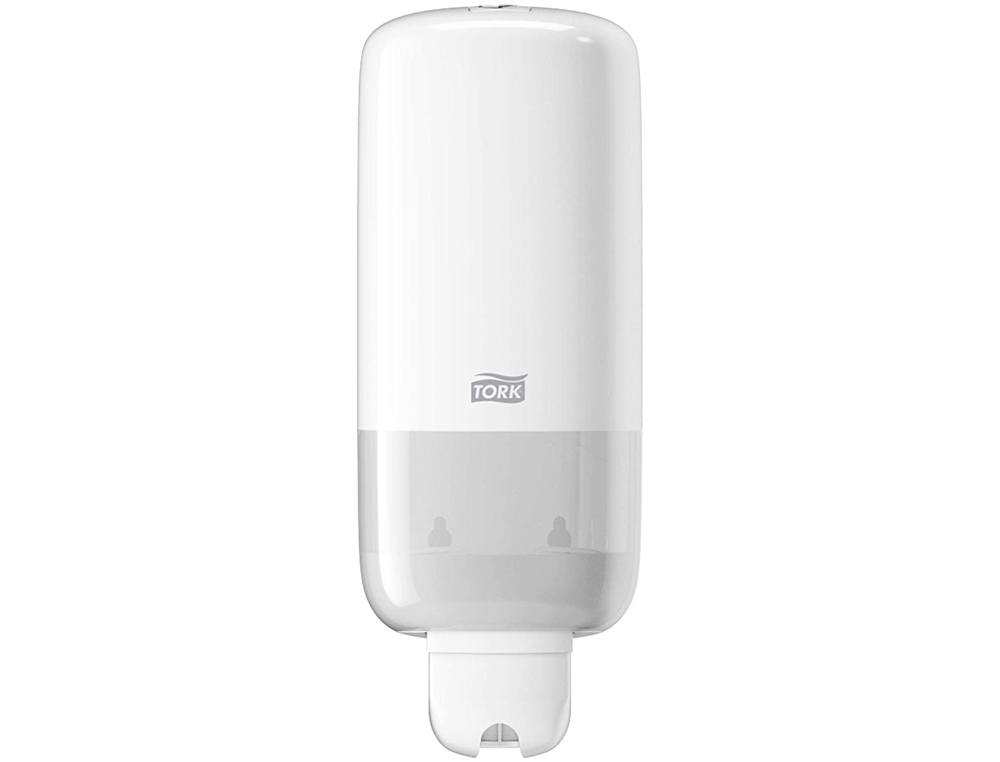 DISTRIBUTEUR SAVON LIQUIDE TORK S1 1L DESIGN ROBUSTE DISTRIBUTION ÉCONOMIQUE SYSTÈME ANTI-GOUTTE COLORIS BLANC
