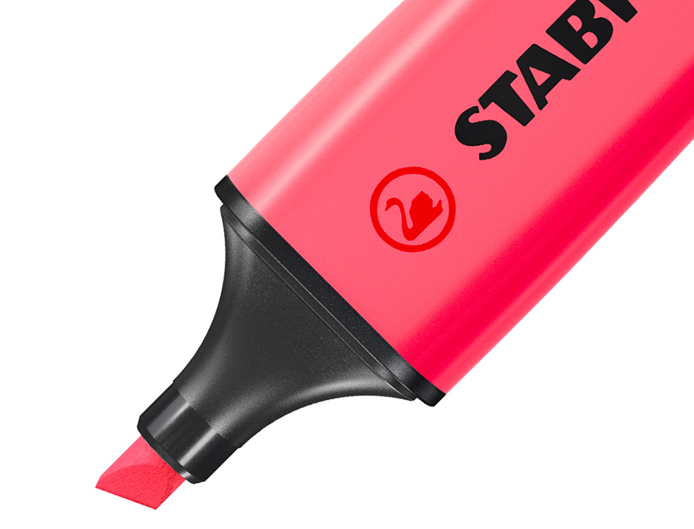 SURLIGNEUR STABILO BOSS TRAC 2/5MM POINTE BISEAUTE ENCRE UNIVERSELLE BASE EAU RSISTANTE LUMIRE COLORIS ROSE
