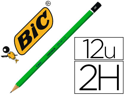 CRAYON GRAPHITE BIC CRITRIUM 550 2H BOIS HEXAGONAL TTE TREMPE BAGUE EXCELLENTE TAILLABILIT