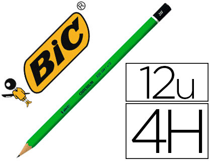 CRAYON GRAPHITE BIC CRITRIUM 550 4H BOIS HEXAGONAL TTE TREMPE BAGUE EXCELLENTE TAILLABILIT