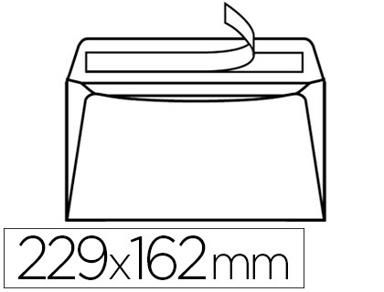 ENVELOPPE GPV C5 162X229MM 90G ADHSIVE FERMETURE RAPIDE SCURISE DFINITIVE BLANCHE BOTE 500 UNITS