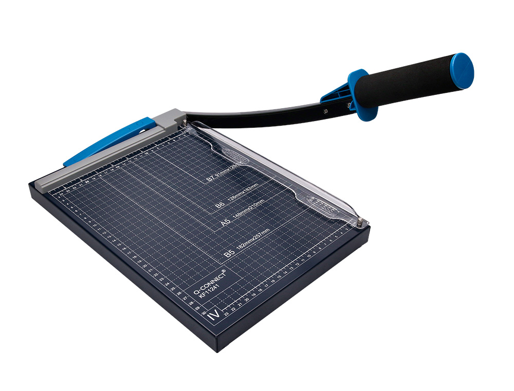 CISAILLE Q-CONNECT MTAL FORMAT A4 CAPACIT COUPE 10F PRESSION MANUELLE 60X300X350MM