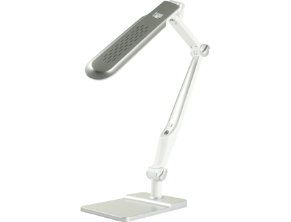LAMPE BUREAU Q-CONNECT PROFESSIONELLE ABS 32 LEDS 9W INTERR UPTEUR TACTILE 3 NIVEAUX INTENSIT COLORIS CHROM