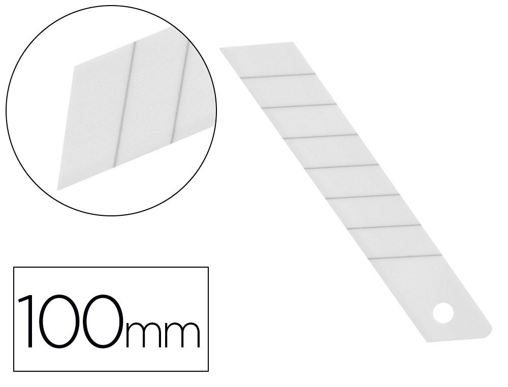 LAME RECHANGE Q-CONNECT CUTTER KF17106 18MM ETUI      BLISTER 5 UNITES