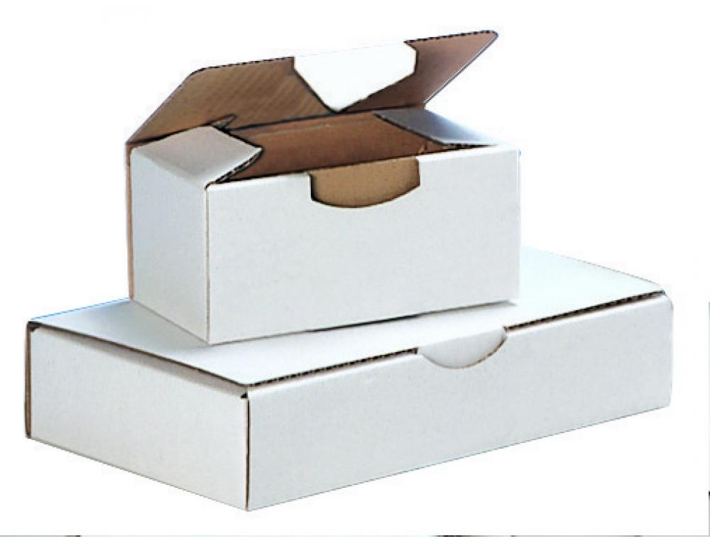 BOITE EXPEDITION POSTALE PETIT FORMAT SOLIDE RIGIDE    RENFORTS EXTERIEURS MONTAGE   FACILE 20X14X7,5CM COLORIS