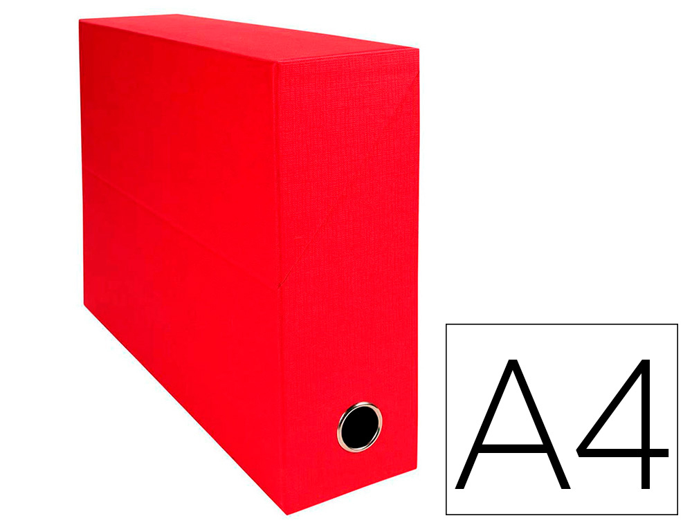 BOITE TRANSFERT EXACOMPTA IDERAMA CARTON  RECOUVERT     PAPIER TOILE 16/10E A4        25X33CM DOS 120MM OEILLET