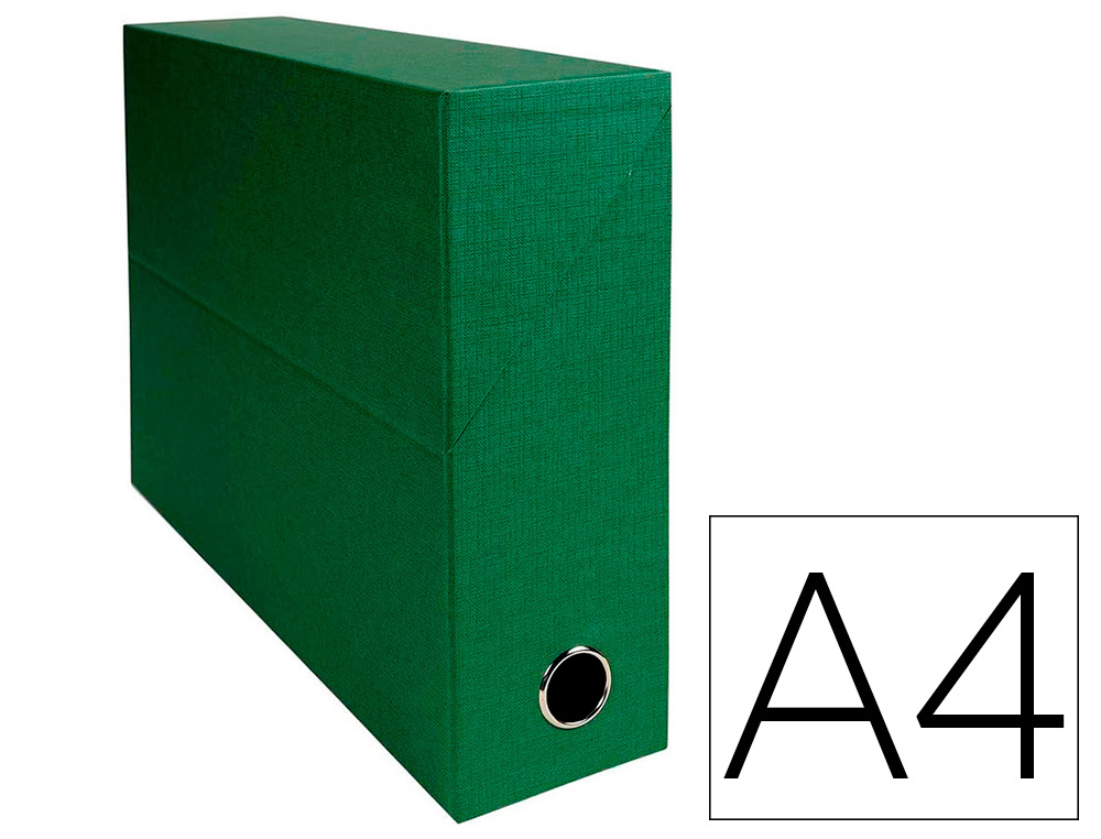 BOITE TRANSFERT EXACOMPTA IDERAMA CARTON  RECOUVERT     PAPIER TOILE 16/10E A4        25X33CM DOS 120MM OEILLET