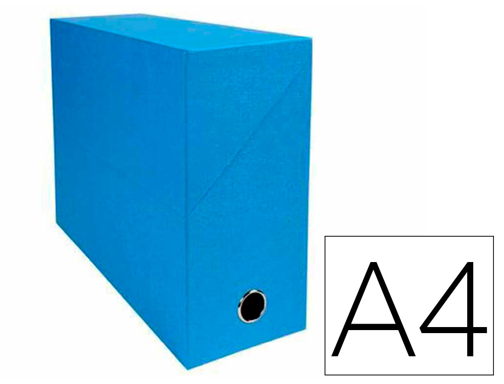 BOITE TRANSFERT EXACOMPTA IDERAMA CARTON  RECOUVERT     PAPIER TOILE 16/10E A4        25X33CM DOS 120MM OEILLET