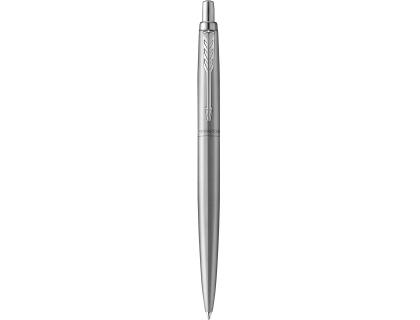 STYLO-BILLE PARKER JOTTER XL MONOCHROME POINTE MOYENNE     ENCRE BLEUE AVEC COFFRET      CADEAU COLORIS ACIER