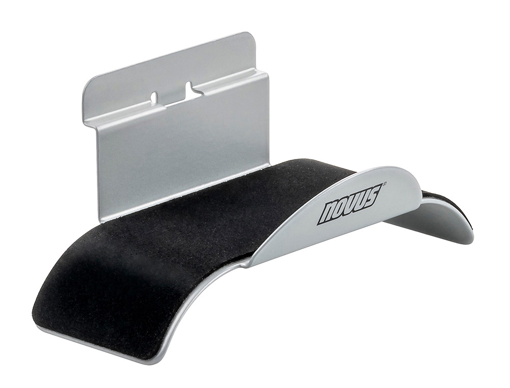 SUPPORT CASQUE NOVUS SYSTEM METAL LAQUE CHARGE UTILE      0,5KG 112X43X48MM