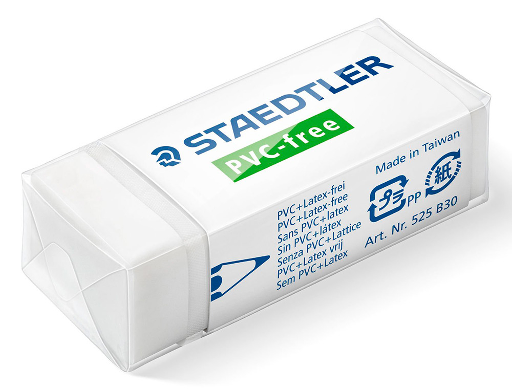GOMME STAEDTLER 525 B SANS PVC NI LATEX BLANCHE 65 X 23  X 13 MM