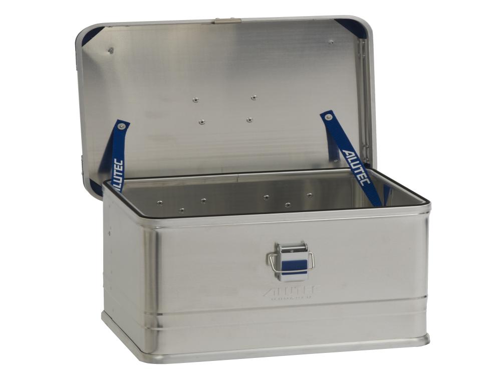 CAISSE ALUMINIUM VISO AVEC COINS EN POLYPROPYLENE        SUPERPOSABLE CAPACITE 30L