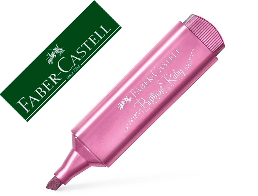 SURLIGNEUR FABER CASTELL TEXLINER TL 46 METALLIC       BRILLANT RUBY