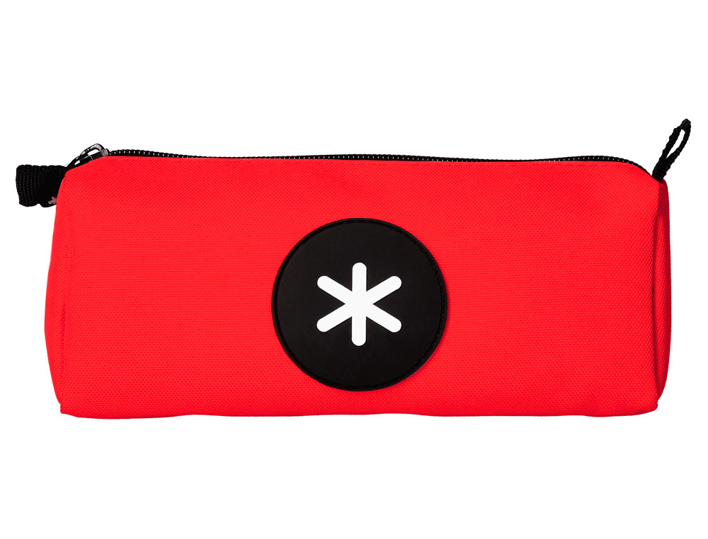 TROUSSE SCOLAIRE ANTARTIK 1COMPARTIMENT 210X70X80MM     COLORIS ROUGE