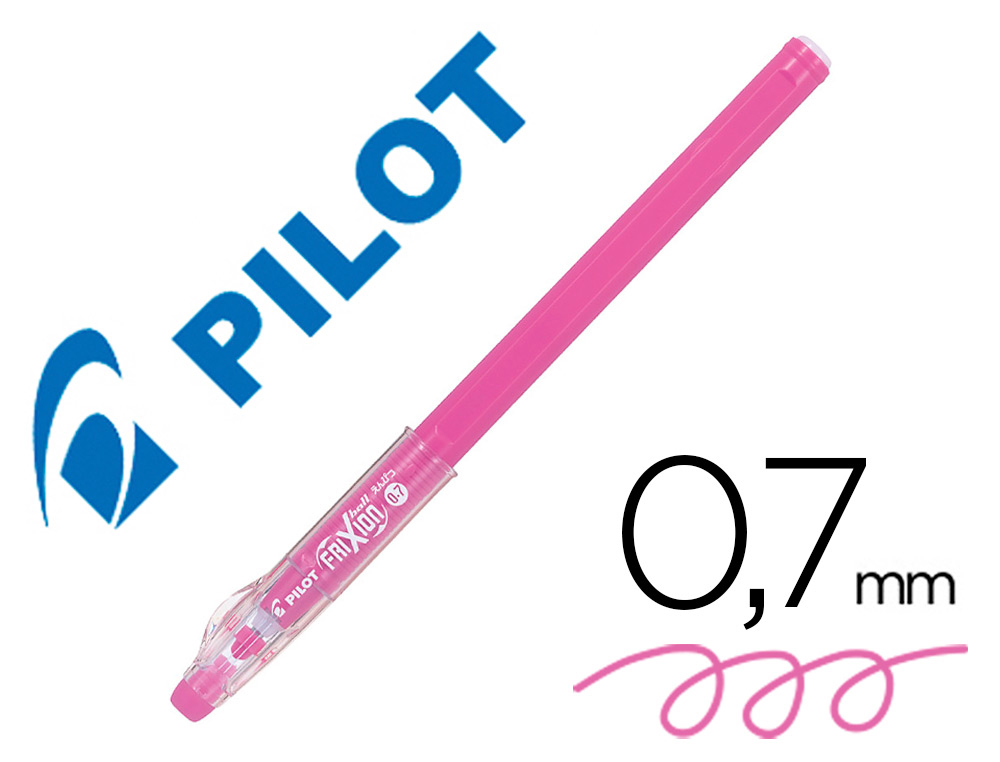FRIXION BALL STICK ROLLER ENCRE GEL ROSE 0.7 MM