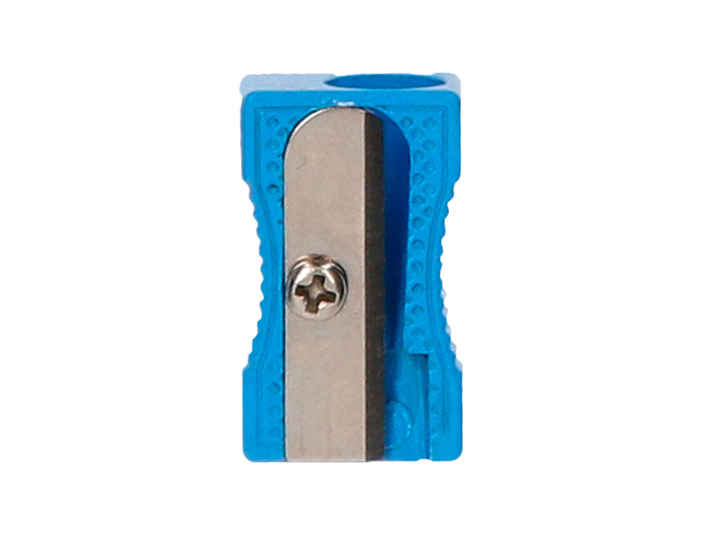 TAILLE-CRAYON LIDERPAPEL METALLIQUE 1 USAGE COLORIS    BLEU