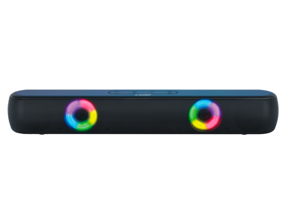 BARRE DE SON Q-CONNECT BLUETOOTH AVEC LUMIERE LED ET CONTROL DU VOLUME COLORIS     NOIR