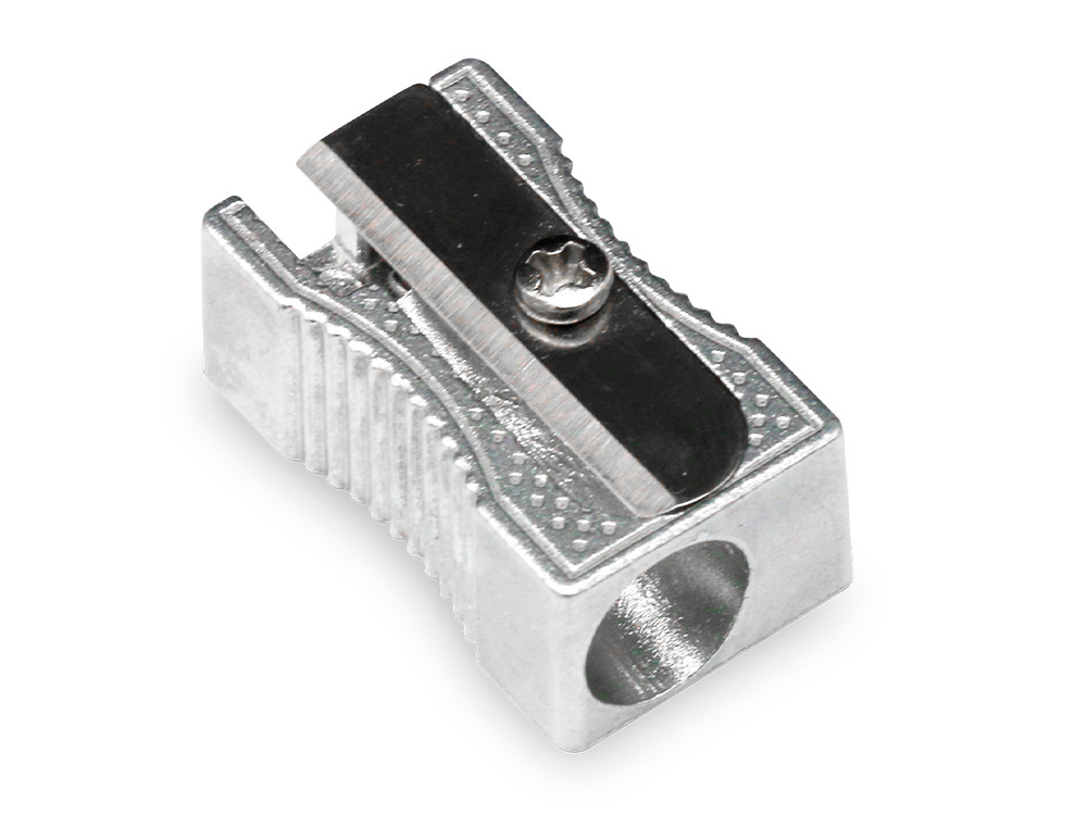 TAILLE-CRAYON Q-CONNECT METALLIQUE RECTANGULAIRE 1    USAGE